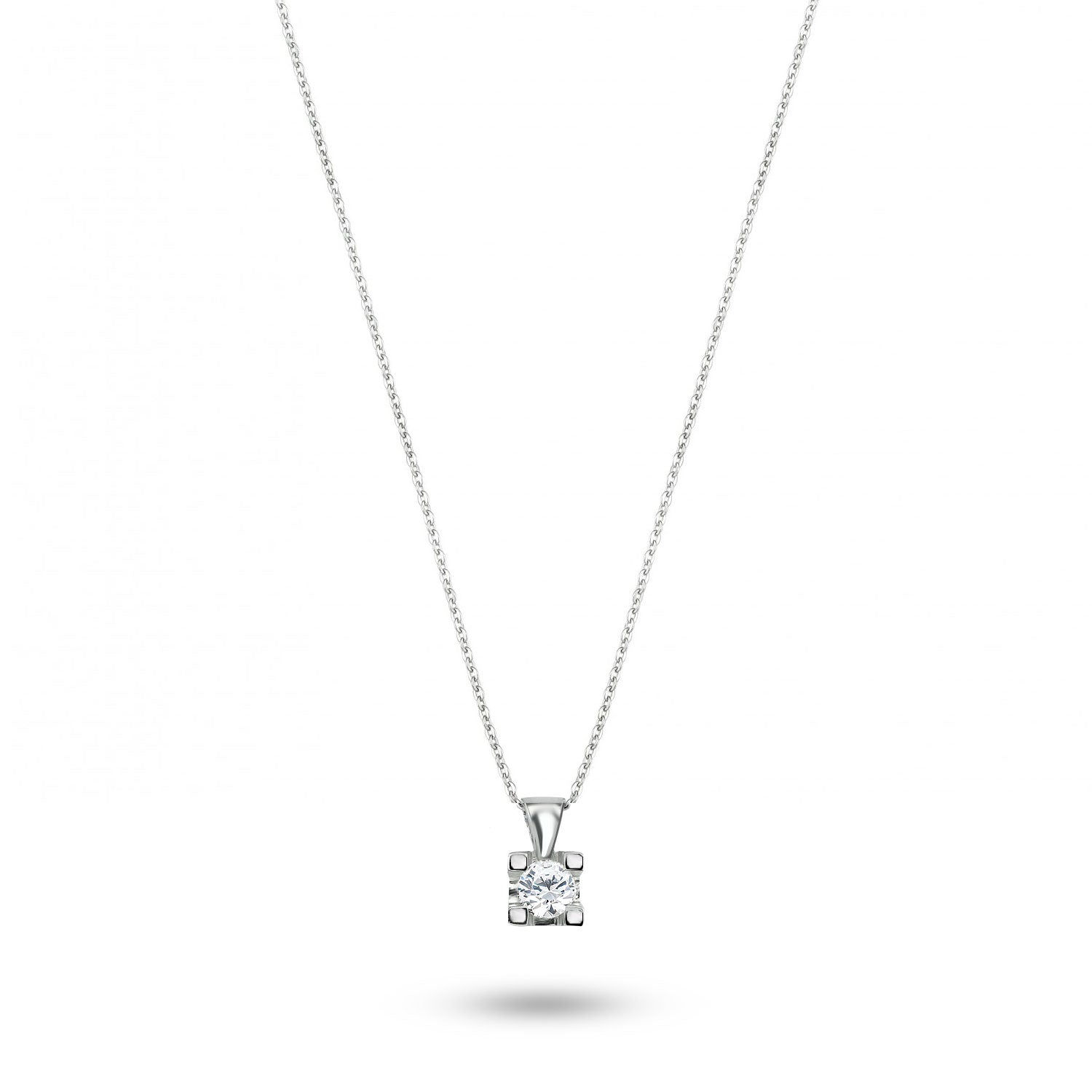 0.18 Karat Pırlanta Tektaş Kolye KL0000308