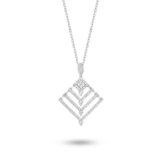 Art Deco 0.81 Karat Pırlanta Fantazi Kolye OROK002