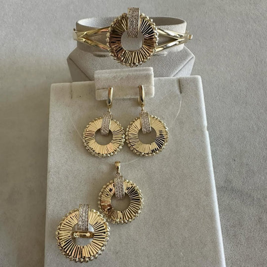 14 Ayar Altın Dorika Set